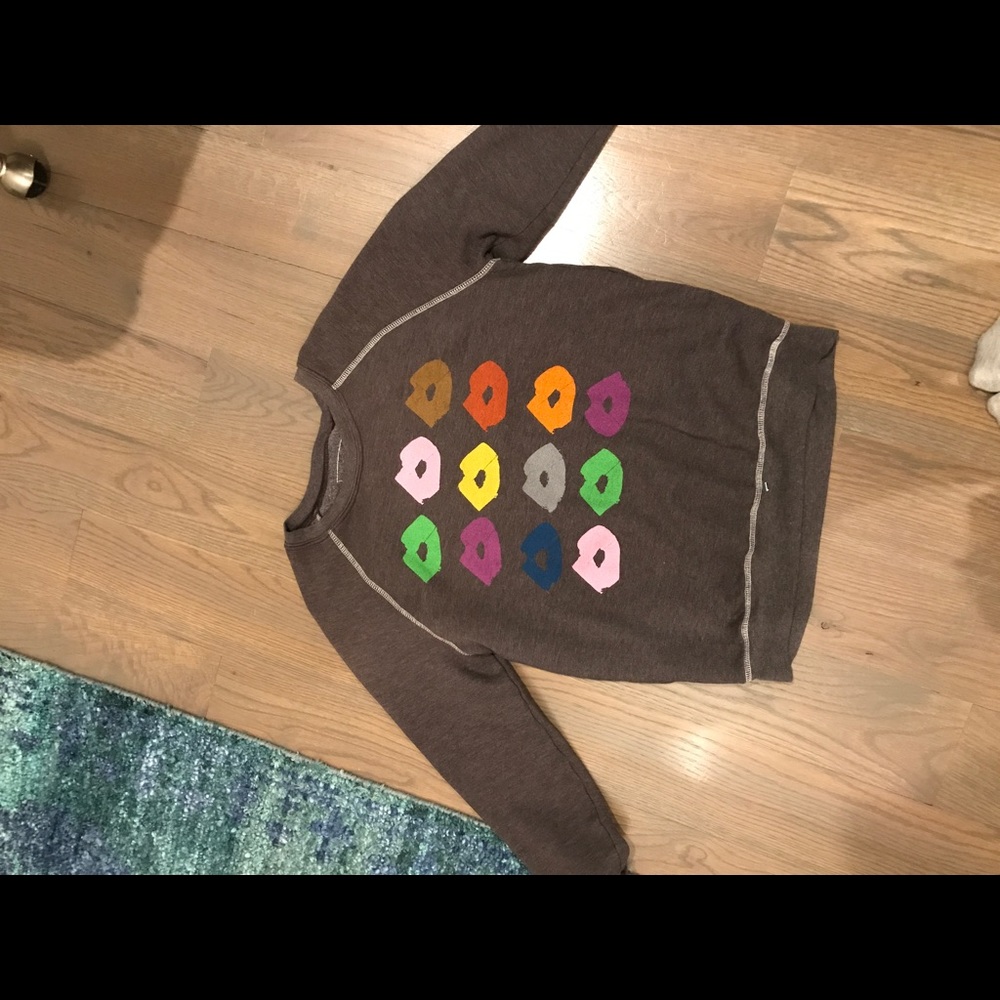 Junk Food lips graphic sweatshirt